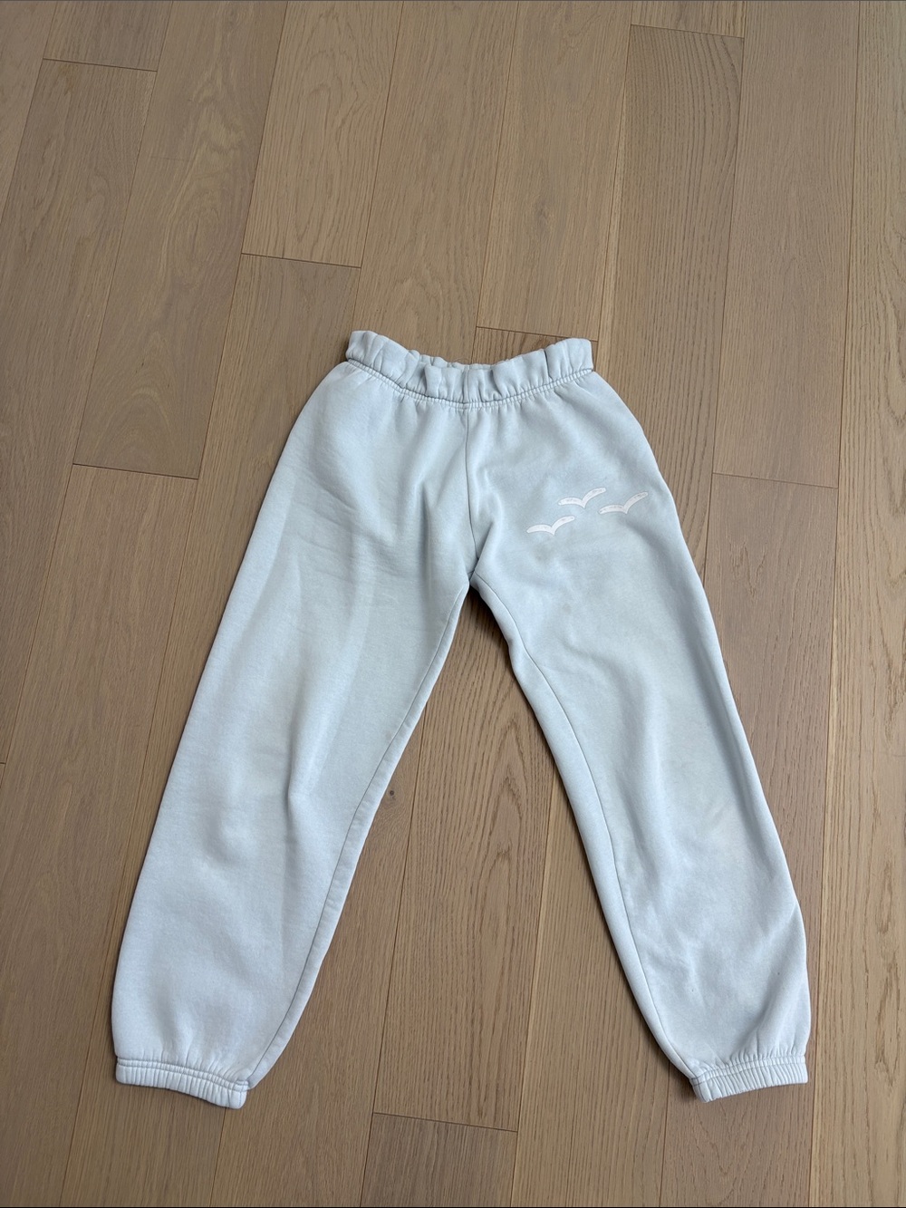 Women's size Extra Small (XS) light blue Lazypants Sweatpants